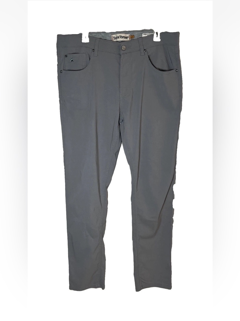 Tailor Vintage Canaan Slim Fit Pants Mens 36x32 Gray Comfort Stretch Tech Chinos